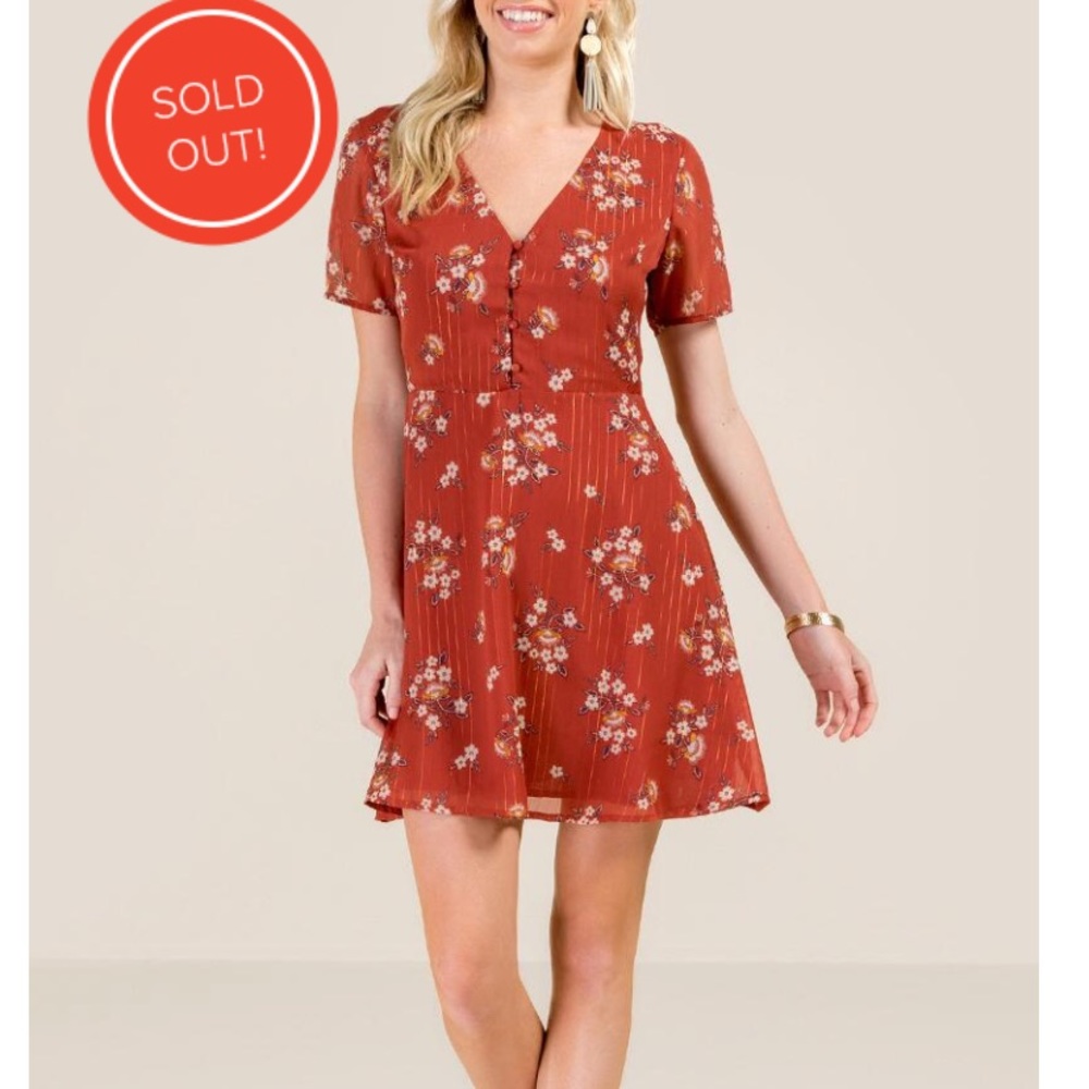 Danielle Floral A-Line Dress